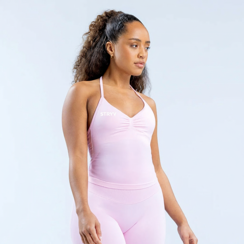 Baby Pink STRYV Seamless Halter Set