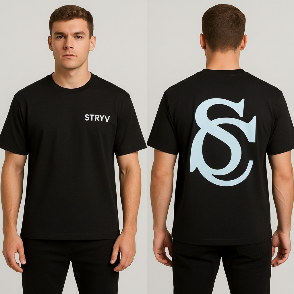 Black STRYV T-Shirt