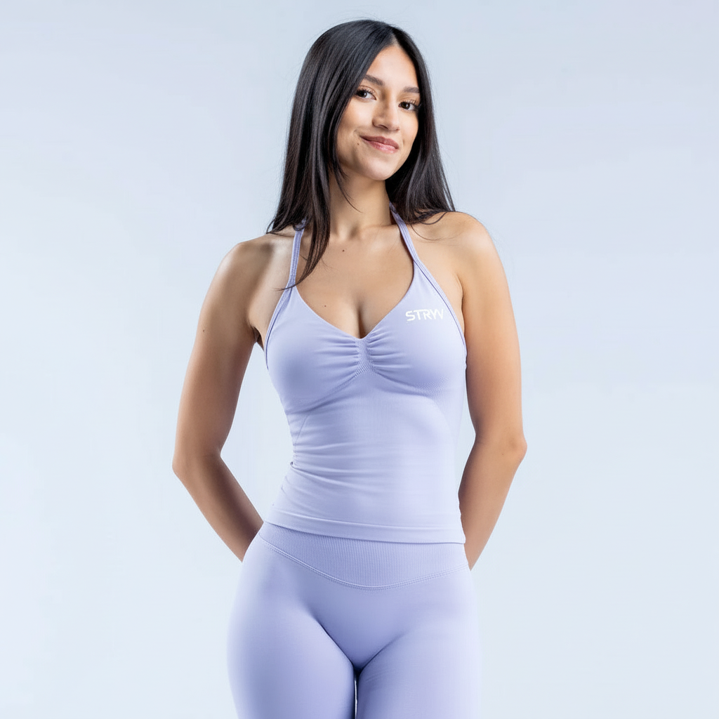 Lavender STRYV Seamless Halter Set